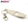 Kein minimales preiswertes neues Produkt personifiziertes Metallsurfbrett Flaschenöffner keychain